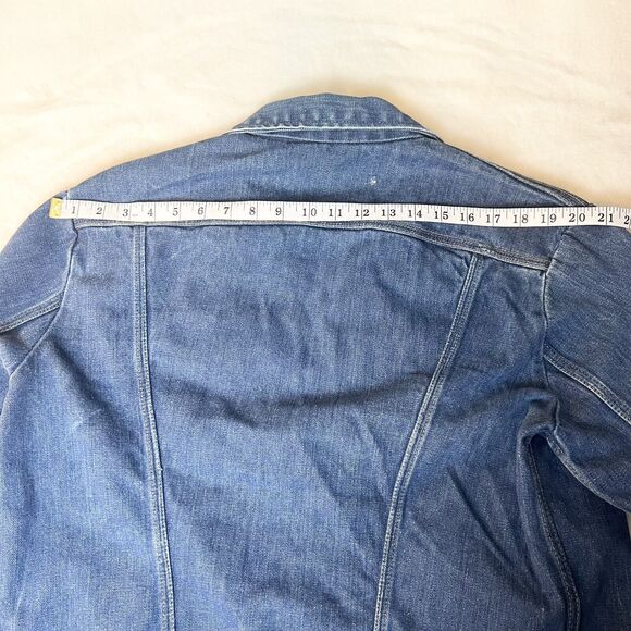 Vintage Wrangler No-Fault Denim Jacket 70s 80s Sanfor-Set USA Men’s L - Picture 14 of 15